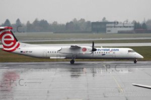 SP-EQF Bombardier aircraft Przemyslaw Chorazykiewicz photo