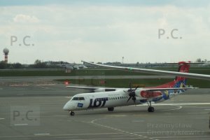 Wedel Okęcie Bombardier LOT Q 400 Ptasie Mleczko