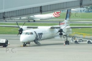 Warszawa-Okęcie Rzeszów-Jasionka Bombardier Eurolot LOT Q 400 RZE WAW
