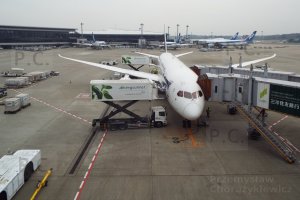 b 787 po locie z polski