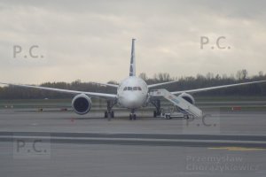 b 787 usa poland chopin airport
